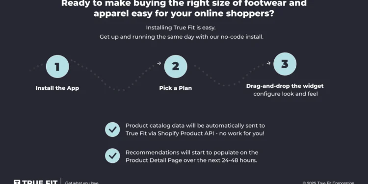 True Fit: AI Size Guidance